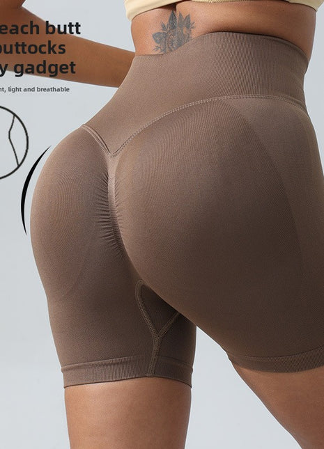 High-Waisted Yoga Shorts Breathable Sports Leggings