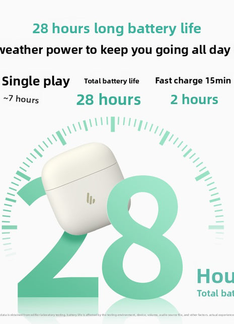 Wireless semi-in-ear noise-canceling headphones