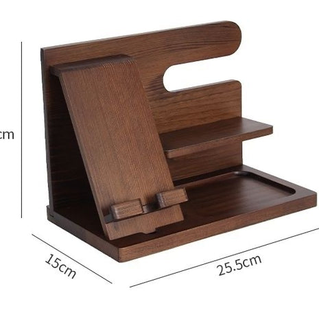 Wooden Mobile Phone Storage Rack