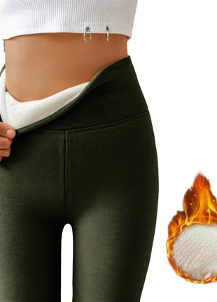 Thickened and fleece-lined leggings for women