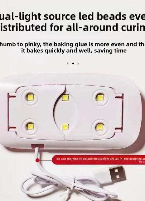 Mini mouse nail art heating lamp