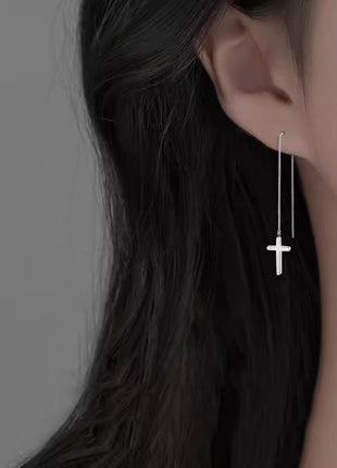 Long tassel earrings