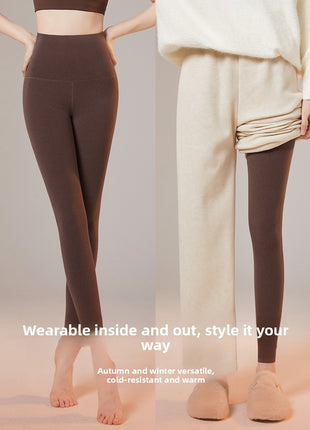 Double-sided German velvet leggings