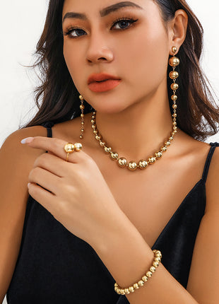 Hip-Hop Punk Metal Stud Earrings for Women