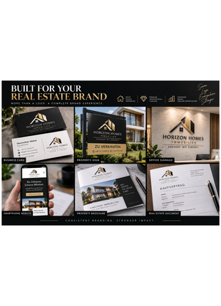 Real Estate & Immobilien Logo Design
