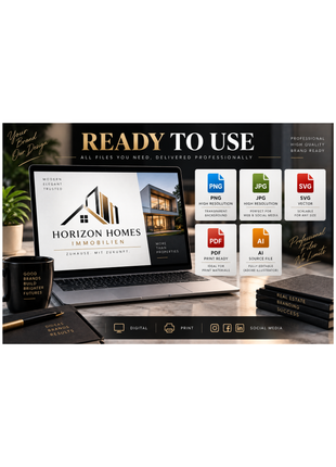 Real Estate & Immobilien Logo Design