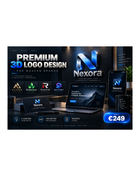 Professional 3D Logo Design for Modern Brands