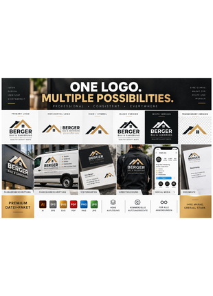 Premium Handwerker & Local Business Logo Design