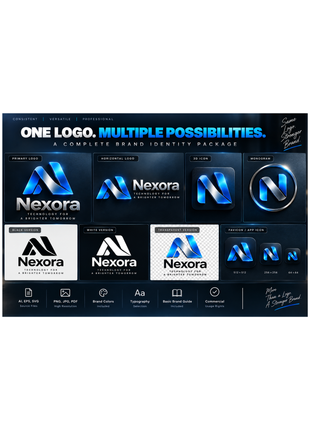 Professional 3D Logo Design for Modern Brands