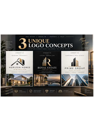 Real Estate & Immobilien Logo Design