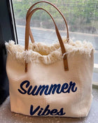 Embroidered Tote Bag