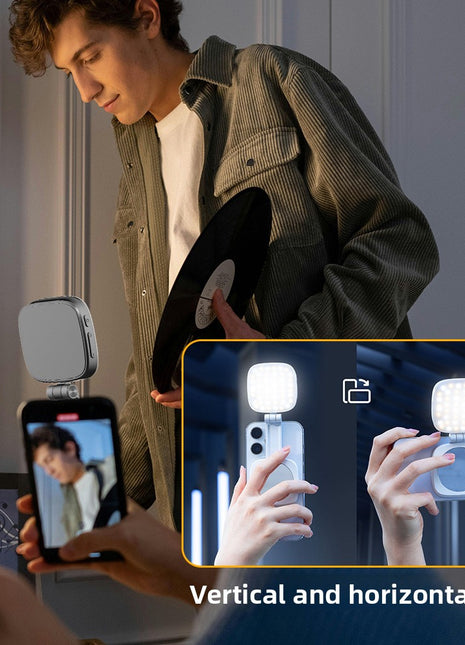 Mobile Phone Selfie Fill Light with Makeup Mirror