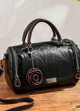 Small Flower Pendant Crossbody Bag