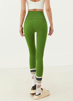 High Waist Yoga Pants with Pockets-Stretchy Quick-Dry Workout Leggings