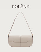 Genuine Leather Baguette Shoulder Bag