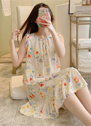 Princess-style summer lightweight dress for women