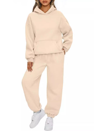 Autumn and winter casual hoodies, sportswear and long pants