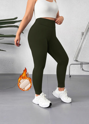 Thickened and fleece-lined leggings for women