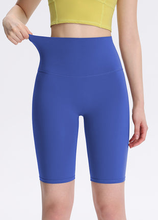 Women's High-Waisted Yoga Cycling Shorts Quick-Dry Fitness
