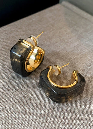 resin earrings