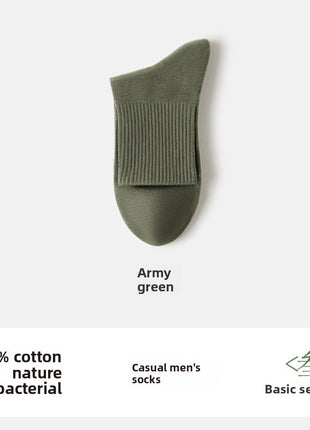 Men's Cotton Mid-Tube Casual Socks