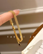 Woven Metal Bracelet