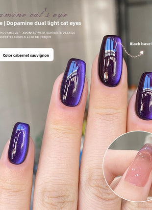 Double Light Cat Eye Nail Polish Glue