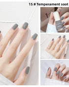 No-bake, long-lasting, quick-drying oil-based nail polish