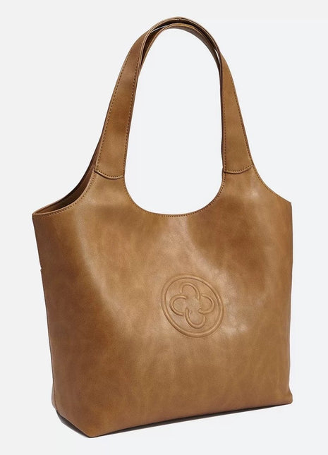 Vegetable Tanned Leather Tote Bag