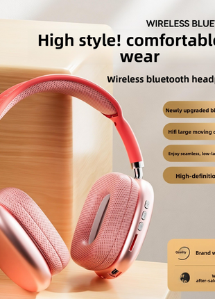 Wireless Over-Ear Headphones with Heavy Bass