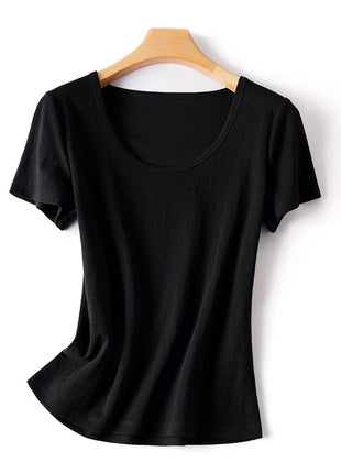 V-neck slimming women's T-shirt