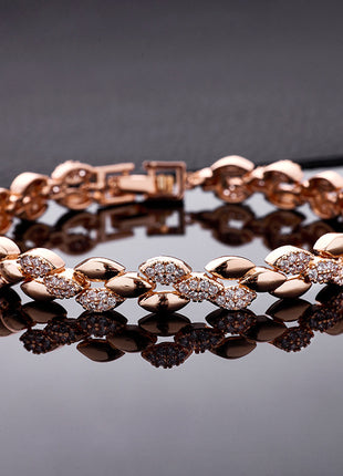 High-Shine Bracelet with Copper Base