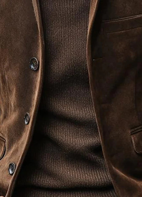 Retro Suede Work Jacket for Men