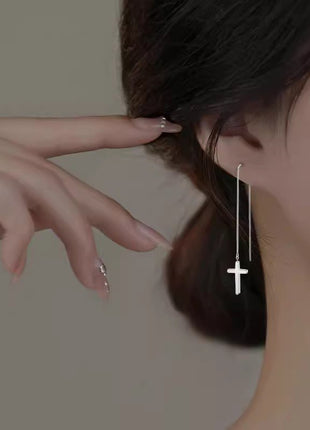 Long tassel earrings