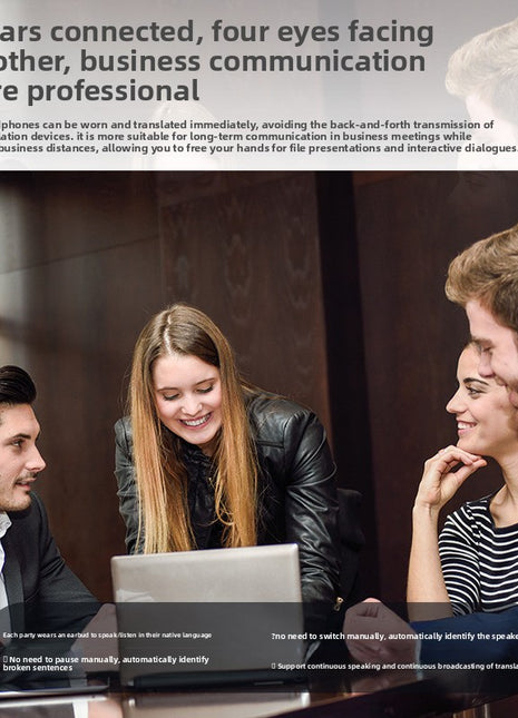 Smart translation Bluetooth headphones