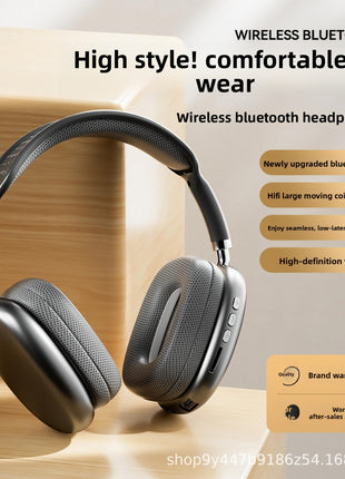 Wireless Over-Ear Headphones with Heavy Bass