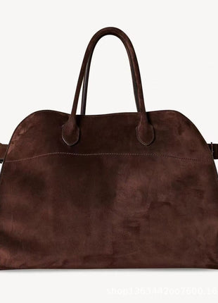 Vintage Suede Tote Bag