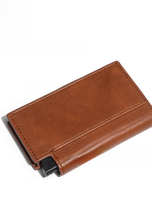 Anti-slip plain-colored wallet