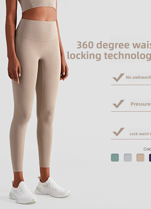 Seamless Anti-Rolling Naked Feeling Yoga Leggings