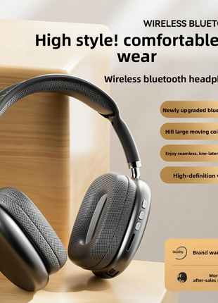 Wireless Over-Ear Headphones with Heavy Bass