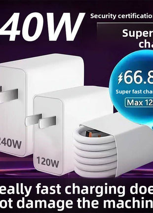 Super fast charger is suitable for Huawei products.