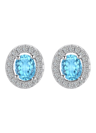 Zircon earrings