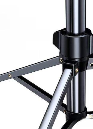 Sock, handheld selfie stick, camera, tripod