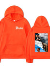 Orange white letters / XXL