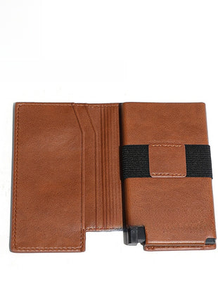Anti-slip plain-colored wallet