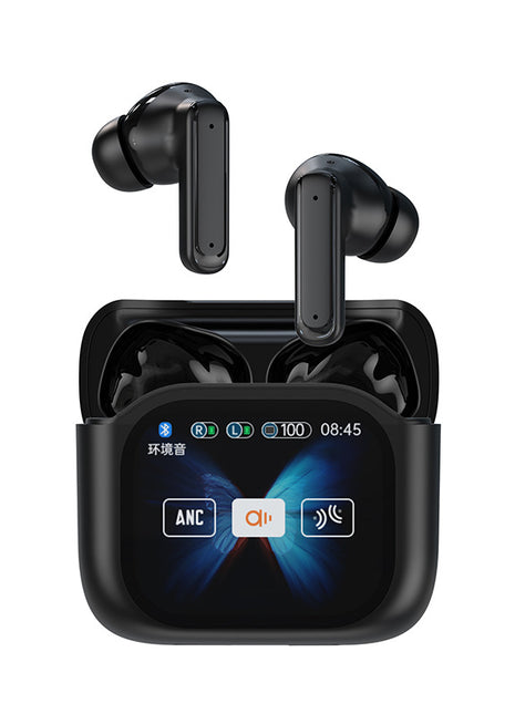 LED Touch Screen Bluetooth Headset with ANC ENC and AI Translation