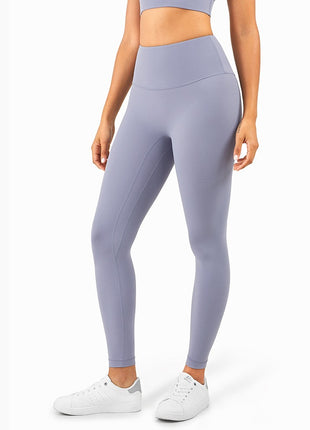 High Waist Naked Feel Yoga Pants for Women Anti-Curl Fitness Tights