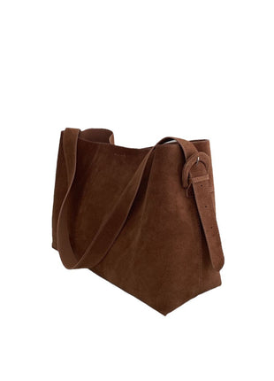 Nubuck Leather Tote Bag for Women