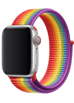 Breathable woven loop Velcro watch strap