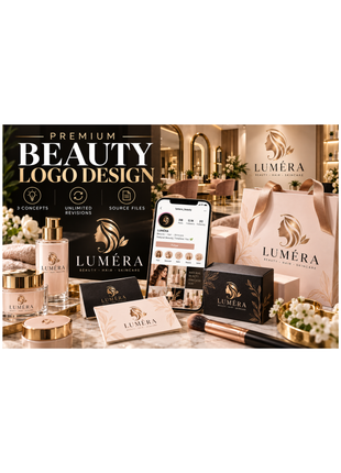 Beauty, Hair & Cosmetics Logo Design